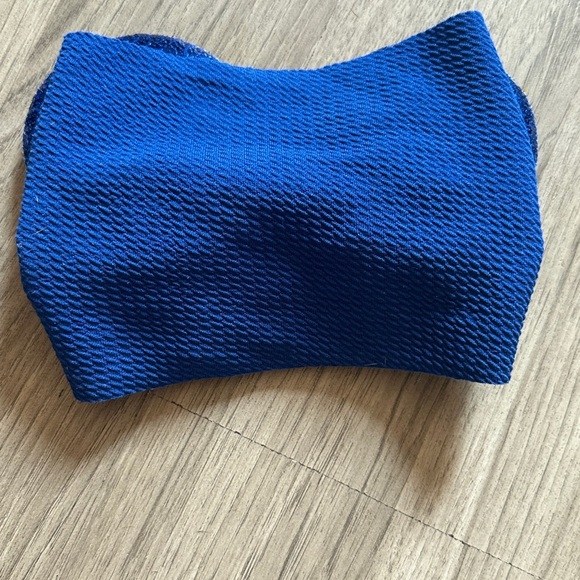 Tinkerbell Mouse Ears Headband Blue Sequin Sparkly Bow Baby Toddler - Picture 3 of 3